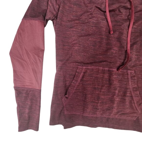 Marika Women's Hooded Long Sleeve Top Maroon Size S - Picture 3 of 5